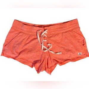 Victoria's Secret Orange Athletic Shorts Quick-Dry Drawstring